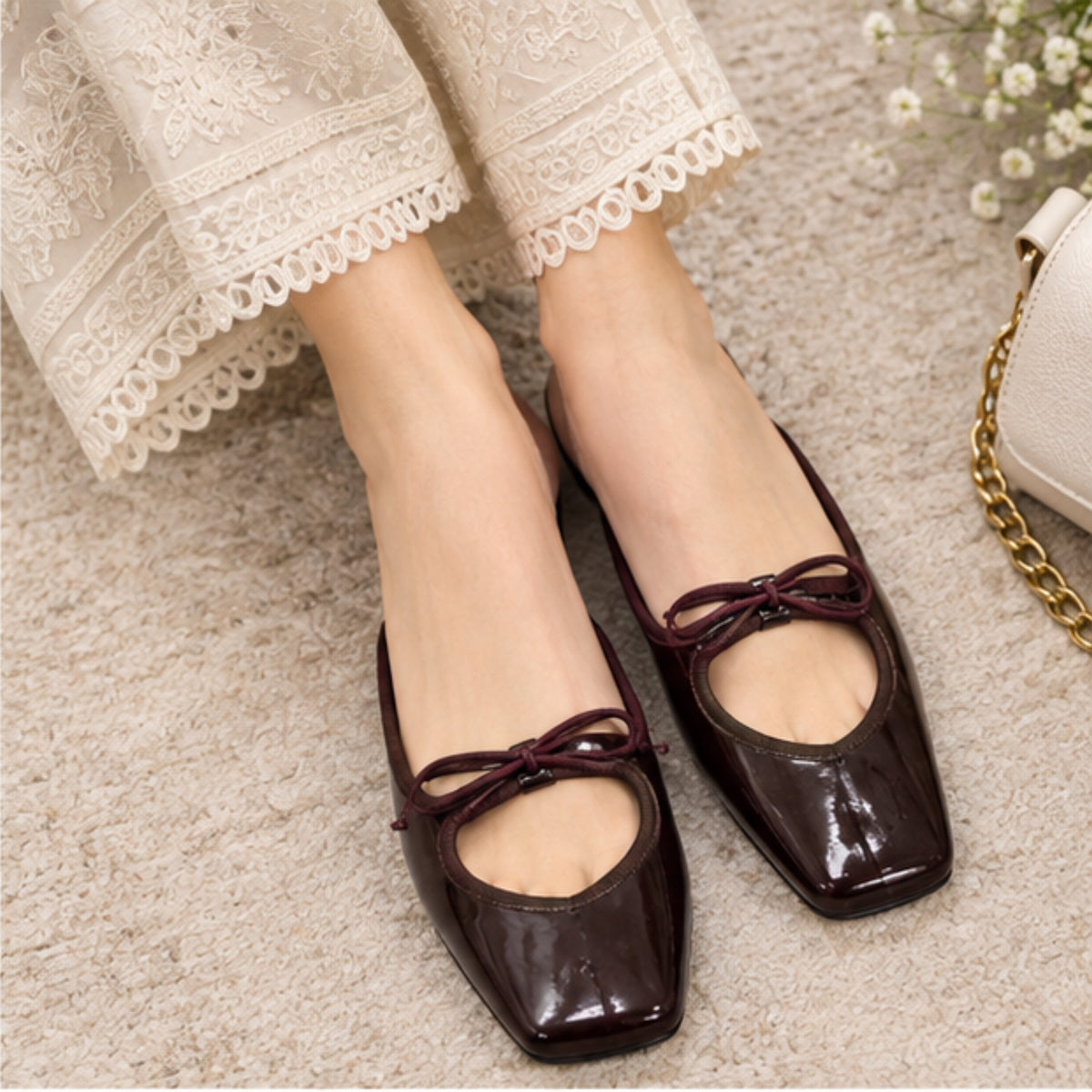 ZABA Premium Women’s Bow Detail Flat Slippers – Lightweight & Comfortable