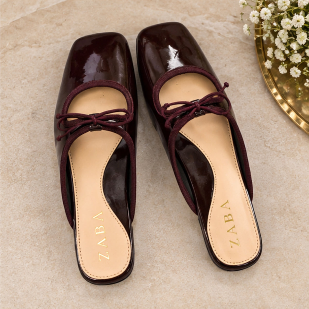 ZABA Premium Women’s Bow Detail Flat Slippers – Lightweight & Comfortable